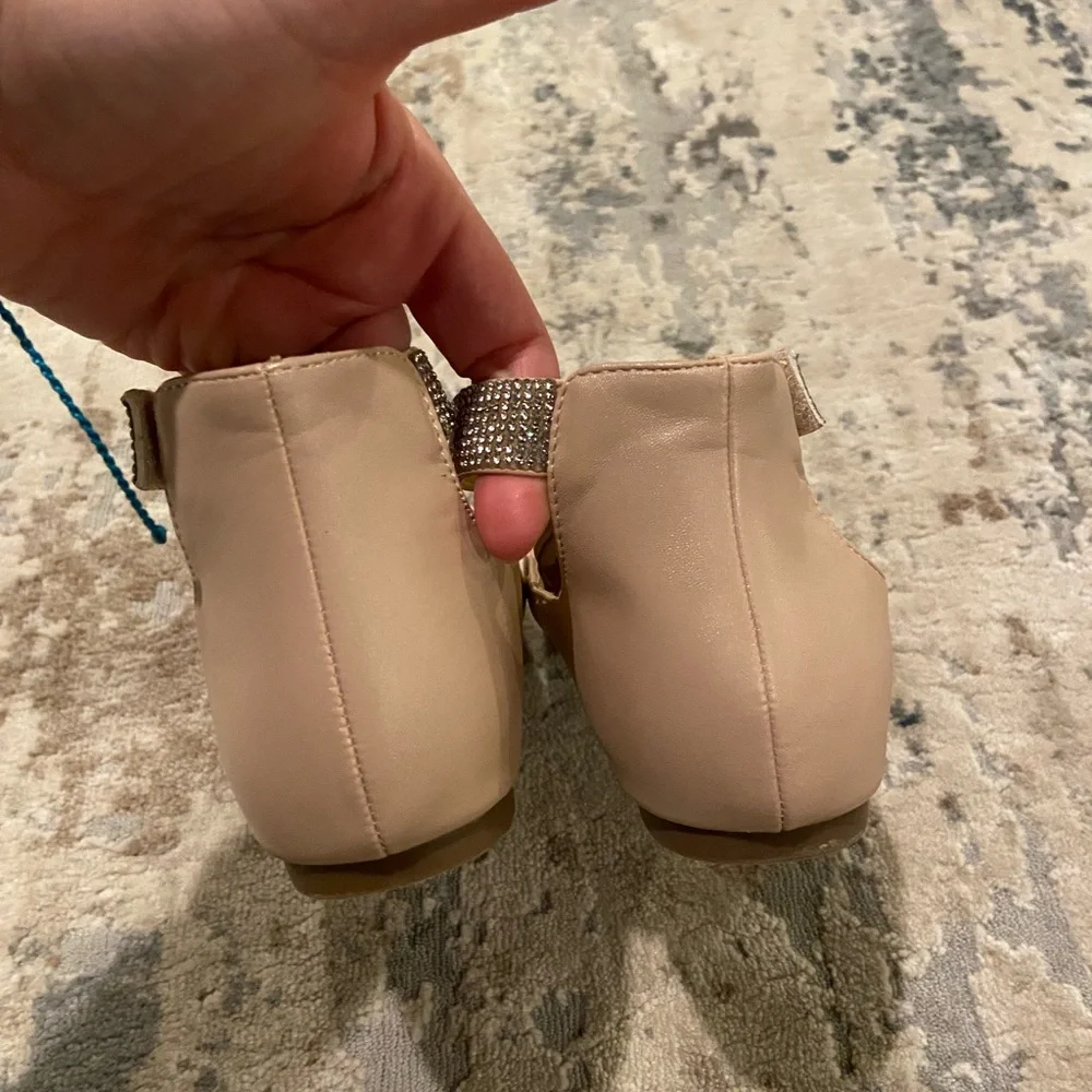 Nanette Lepore glitter flats, girls 3